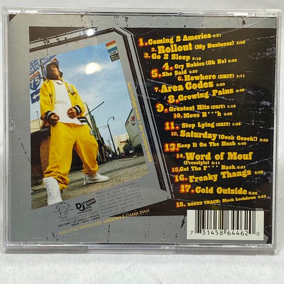 Word of Mouf Explicit - Ludacris (CD, 2001) Complete Hip Hop Rap Vintage - Picture 2 of 4